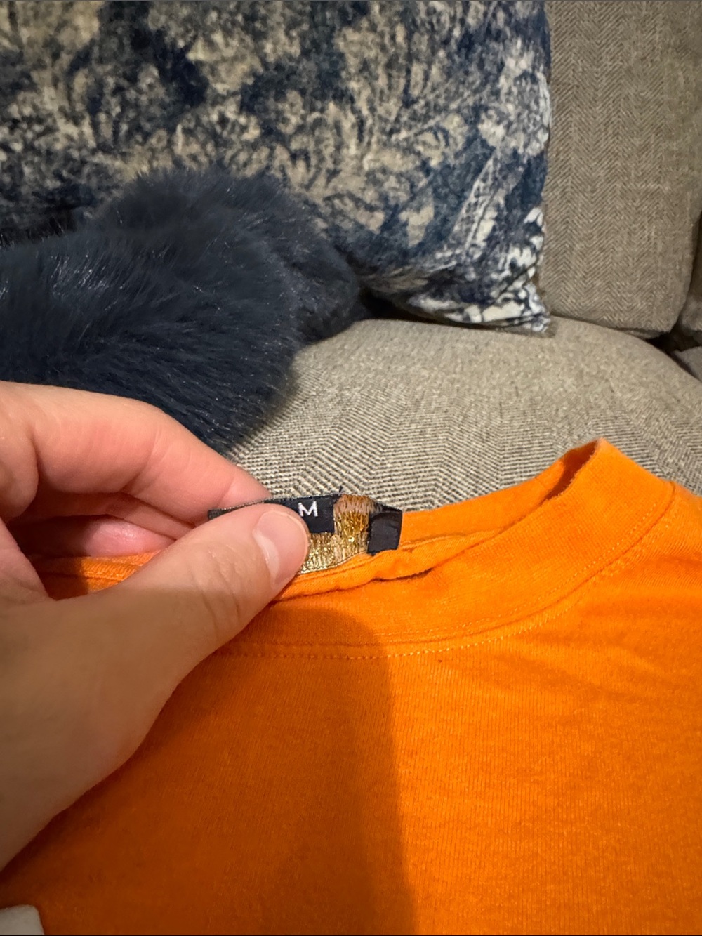 GAME DAY COUTURE ORANGE WHITE LONG SLEEVE T-SHIRT TENNESSEE VOLS UNIVERSITY OF T - Picture 3 of 4